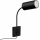 Immax NEO 08295L - Wandlamp met USB PUNTO 1xGU10/9W/230V zwart