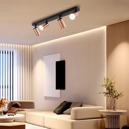 Immax NEO 08303L - PUNTO plafondspot 4xGU10/9W/230V roségoud