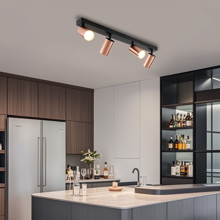 Immax NEO 08303L - PUNTO plafondspot 4xGU10/9W/230V roségoud