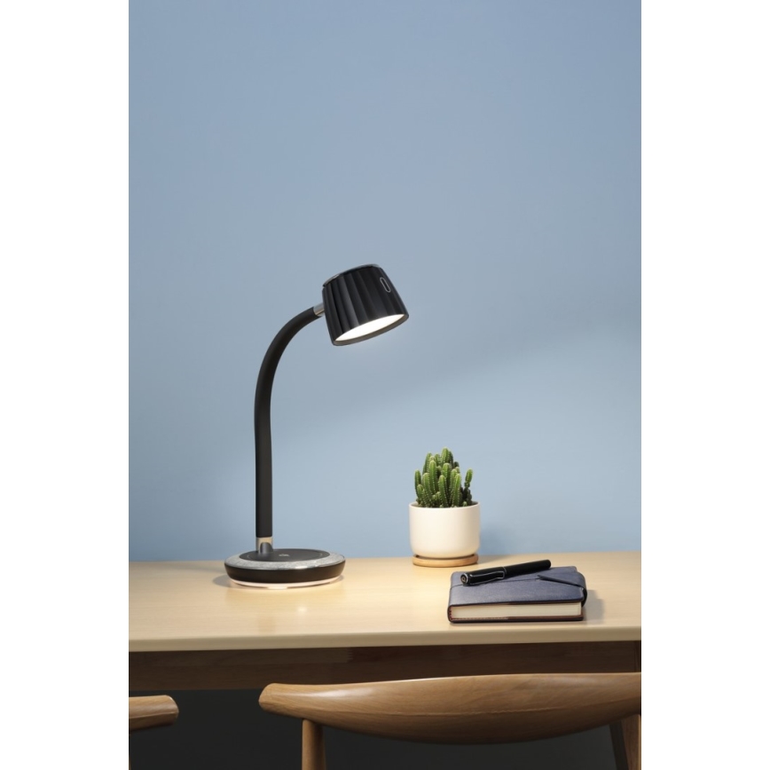 Immax NEO 08996L - LED dimbare tafel lamp met draadloos opladen PERLA LED/1,5W + LED/6W/230V 3800-4300K