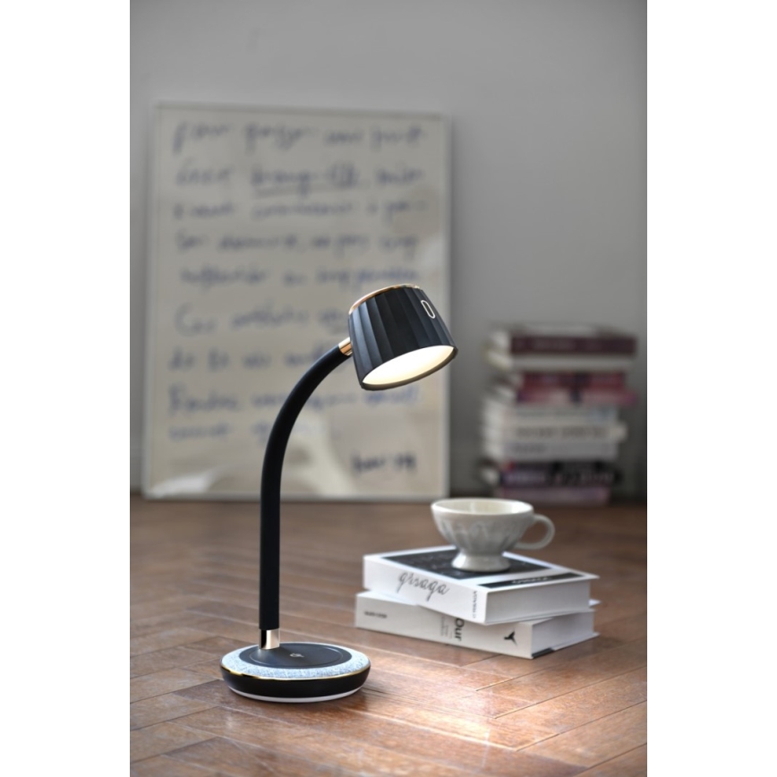 Immax NEO 08996L - LED dimbare tafel lamp met draadloos opladen PERLA LED/1,5W + LED/6W/230V 3800-4300K