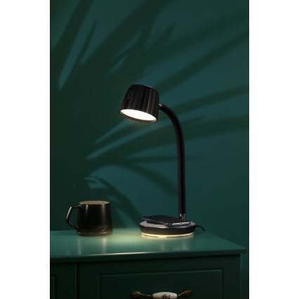 Immax NEO 08996L - LED dimbare tafel lamp met draadloos opladen PERLA LED/1,5W + LED/6W/230V 3800-4300K