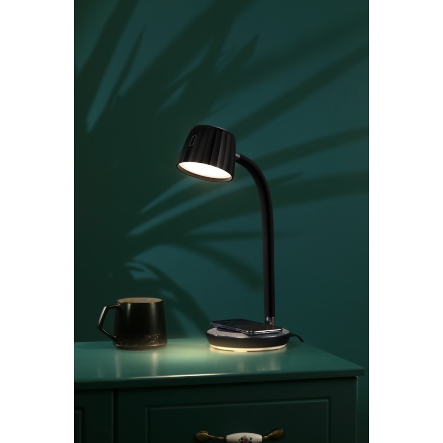 Immax NEO 08996L - LED dimbare tafel lamp met draadloos opladen PERLA LED/1,5W + LED/6W/230V 3800-4300K