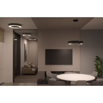 Immax NEO 7134 - LED SMART Dimbare hanglamp aan een koord CÉČKO LED/43W/230V + afstandsbediening 60 cm Tuya ZigBee