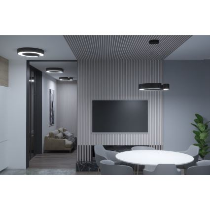 Immax NEO 7134 - LED SMART Dimbare hanglamp aan een koord CÉČKO LED/43W/230V + afstandsbediening 60 cm Tuya ZigBee