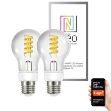Immax Neo - Dimbare SET 2x LED Lamp FILAMENT E27/5W/230V 2700-6000K