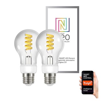 Immax Neo - Dimbare SET 2x LED Lamp FILAMENT E27/5W/230V 2700-6000K