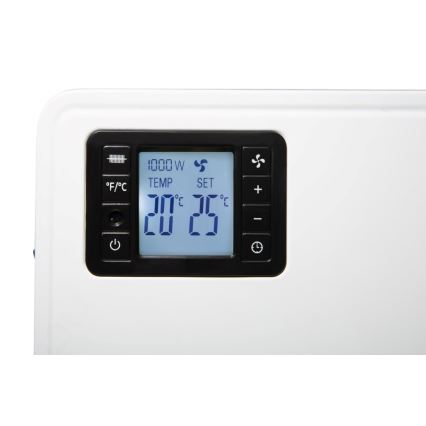 Immax NEO 07760L - Elektrische convectorkachel 1000/1300/2300W LCD/timer/TURBO/thermostaat Wi-Fi Tuya + RC