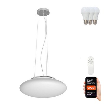 Immax NEO - LED RGB Hanglamp aan koord dimbaar ELIPTICO 3xE27/8,5W/100-240V + AB Tuya