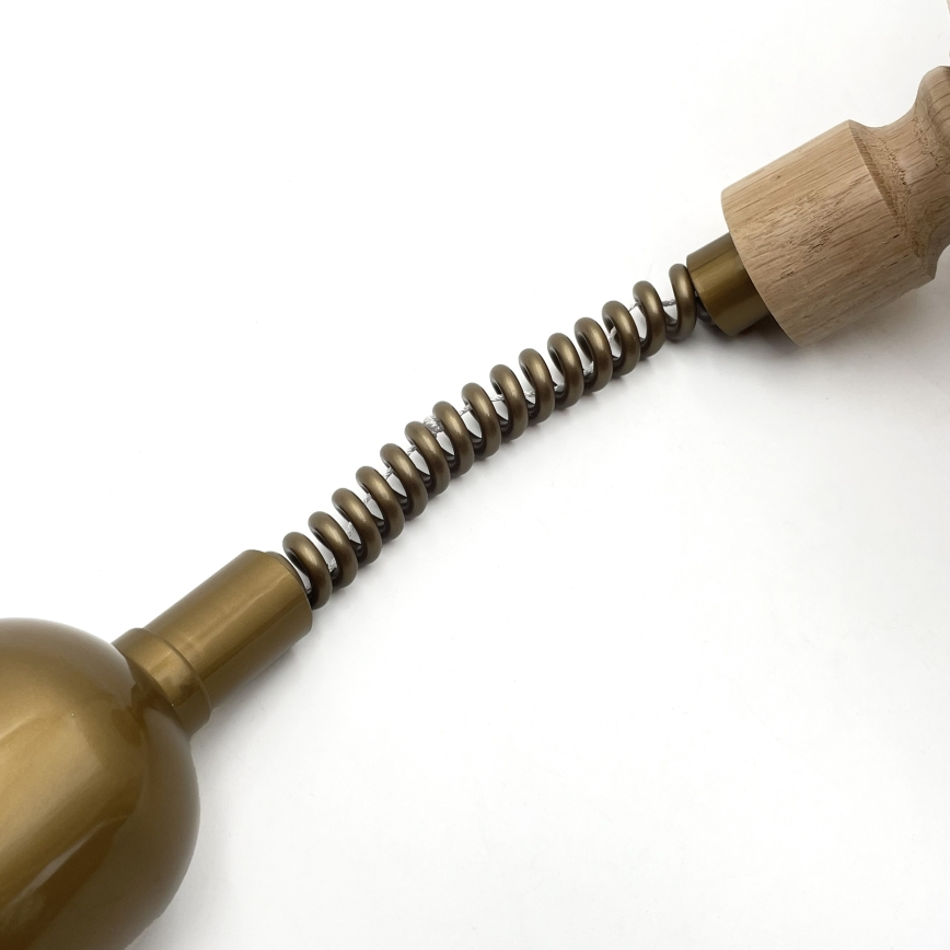 In hoogte verstelbare hanglamp RAMONA 1xE27/60W/230V bruin/wit/eiken