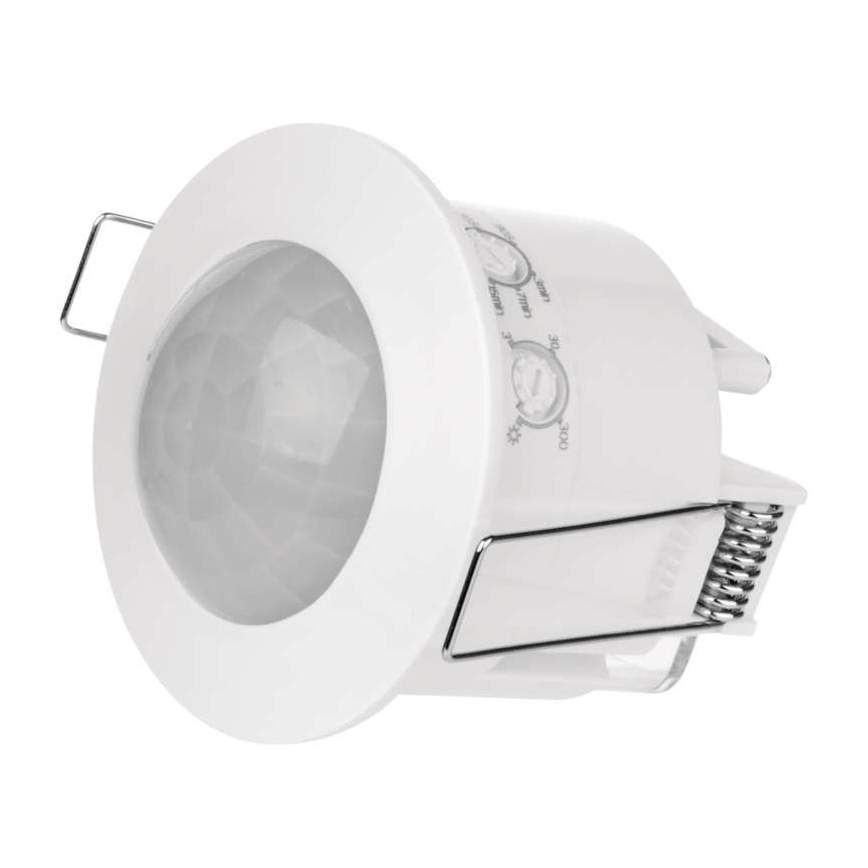 Inbouw bewegingssensor PIR B 360 ° 1200W / 230V wit