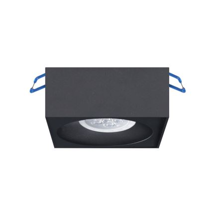 Inbouw Spot BALI 1xGU5,3/MR16/25W/12V vierkant zwart