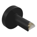 Inbouwadapter voor verborgen aansluiting van elektrische handdoekdrogers, 6,4x6,4 cm, zwart
