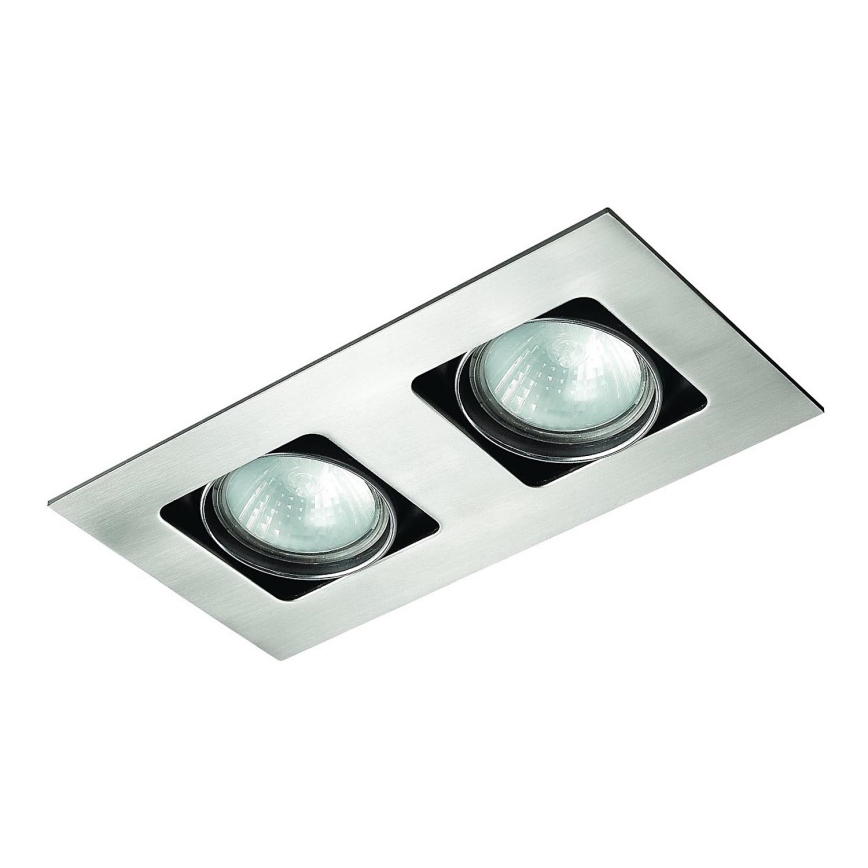Inbouwlamp OCZKO GUESTO 2xGU10/40W/230V