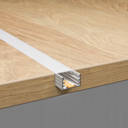 Inbouwprofiel voor LED-strips 1 m, wit