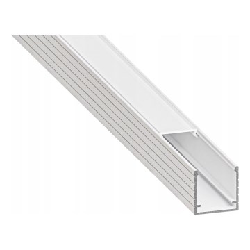Inbouwprofiel voor LED-strips 1 m wit