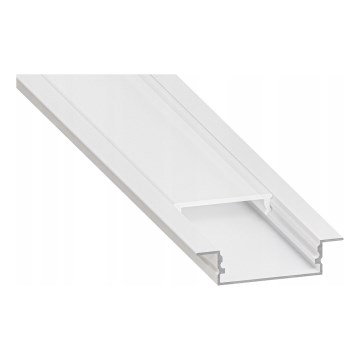 Inbouwprofiel voor LED-strips 1 m wit