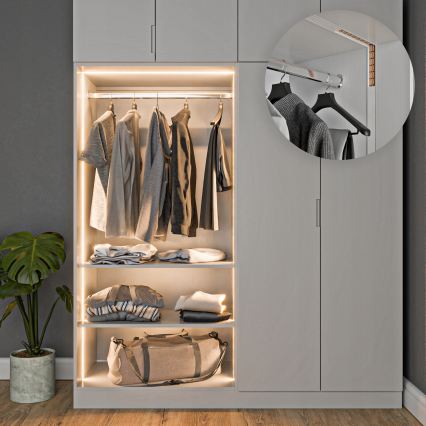 Inbouwprofiel voor LED-strips 1 m wit