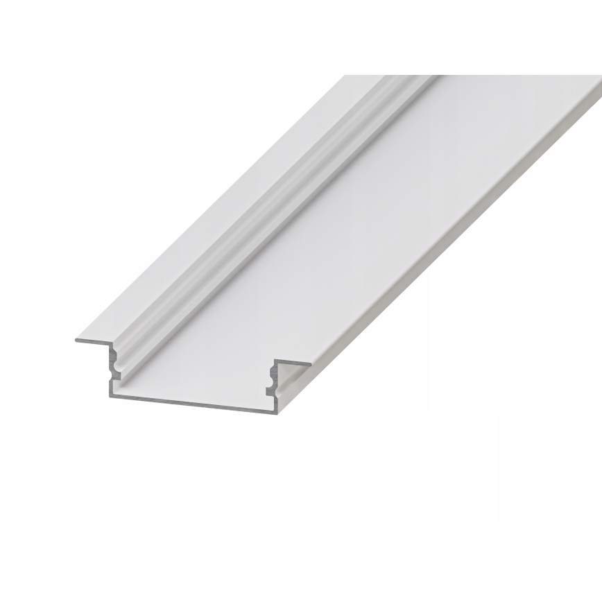 Inbouwprofiel voor LED-strips 1 m wit