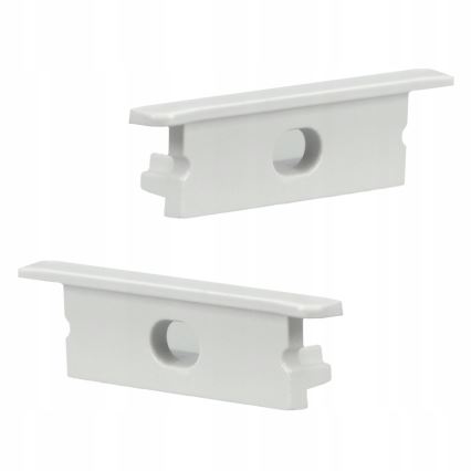 Inbouwprofiel voor LED-strips 1 m wit