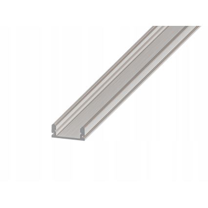 Inbouwprofiel voor LED-strips 1 m zilver/wit