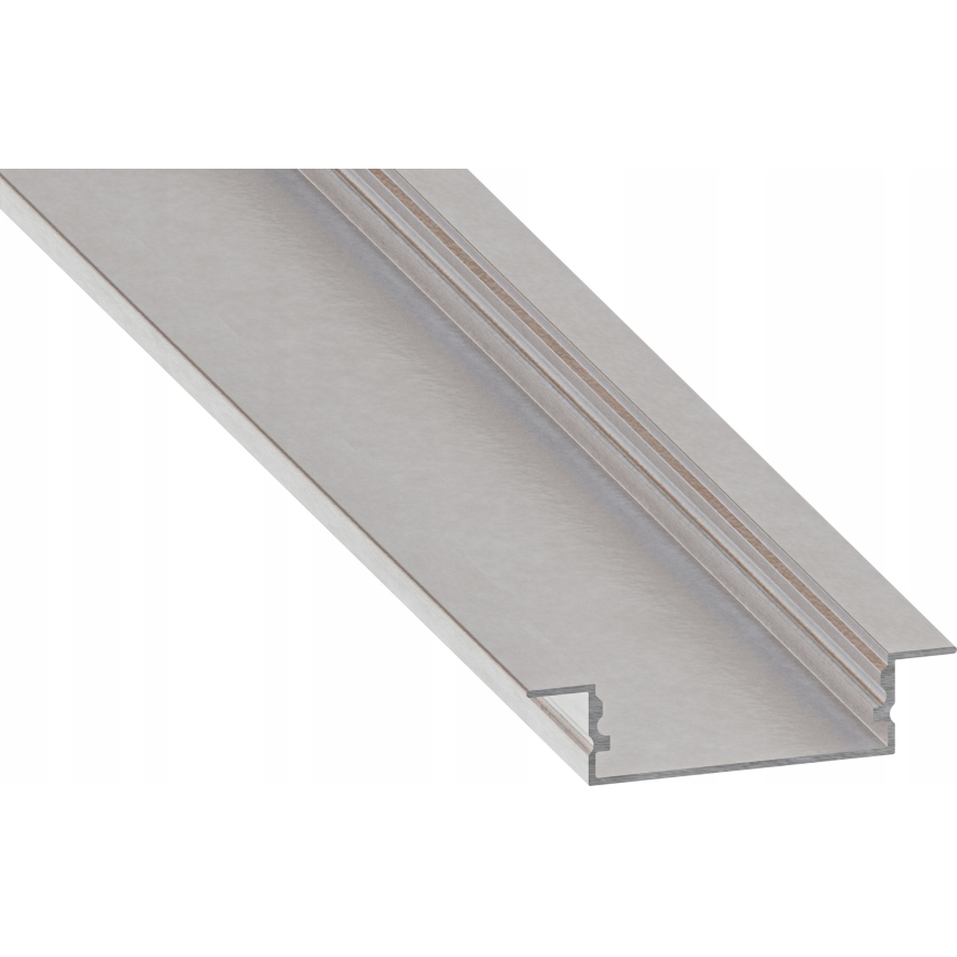 Inbouwprofiel voor LED-strips 1 m zilver/wit
