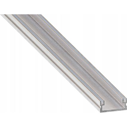 Inbouwprofiel voor LED-strips 1 m zilver/wit