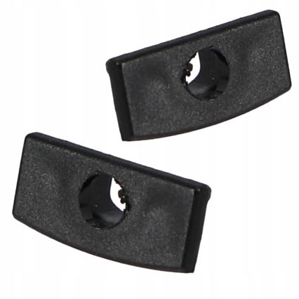 Inbouwprofiel voor LED-strips 1 m zwart/wit