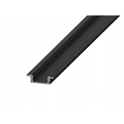 Inbouwprofiel voor LED-strips 1 m zwart/wit