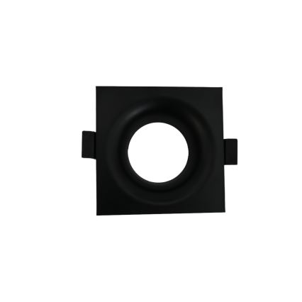Inbouwring voor GU10-inbouwspot 8,6x8,6 cm, zwart