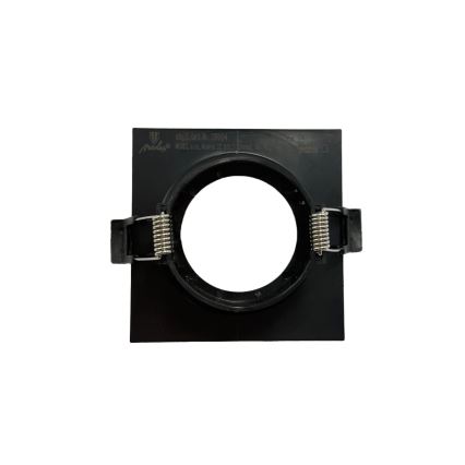 Inbouwring voor GU10-inbouwspot 8,6x8,6 cm, zwart