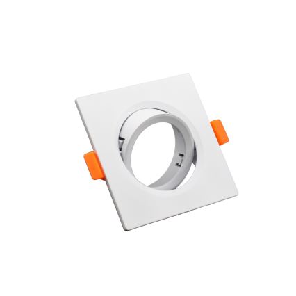 Inbouwring voor GU10-inbouwspot 9x9 cm, wit