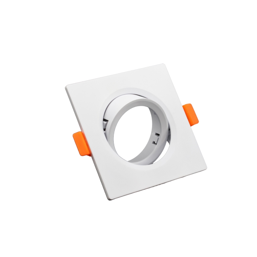 Inbouwring voor GU10-inbouwspot 9x9 cm, wit