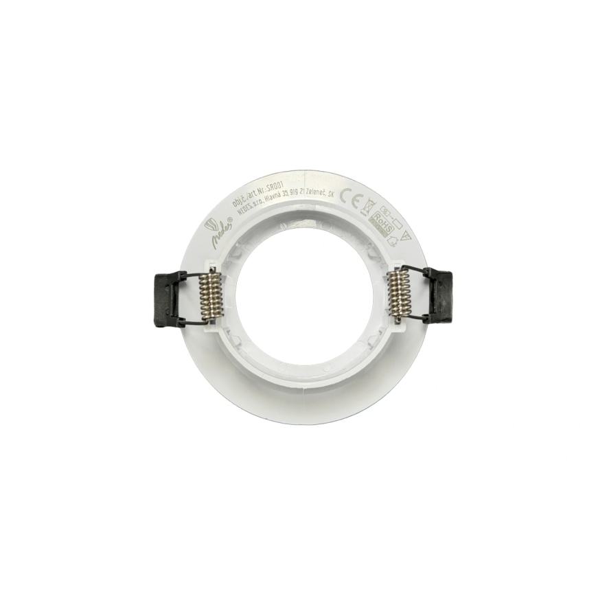 Inbouwring voor GU10-inbouwspot Ø 8,6 cm, wit