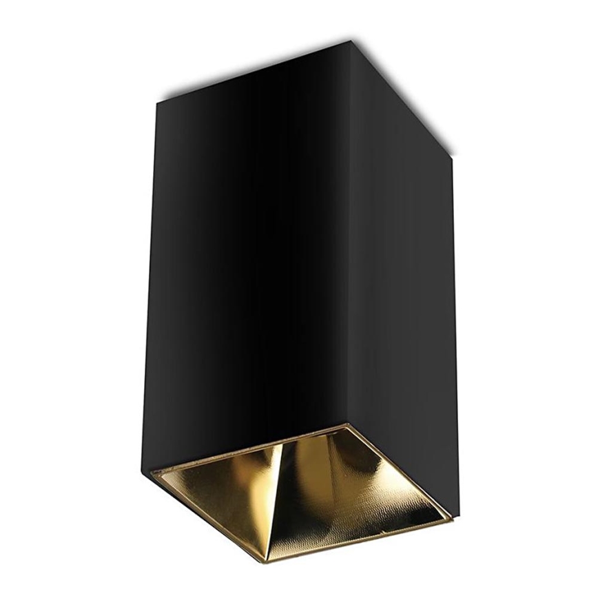 Inbouwspot 1xGU10/35W/230V zwart/goud
