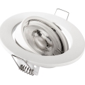 Inbouwspot 1xGU10/MR16/10W/230V Ø 9 cm wit