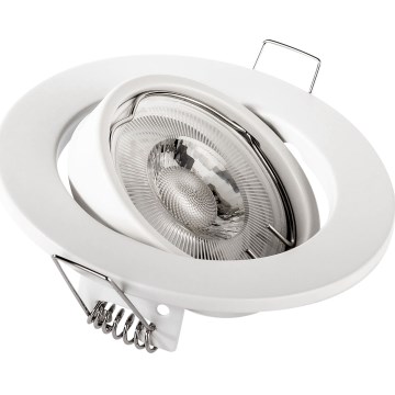 Inbouwspot 1xGU10/MR16/10W/230V Ø 9 cm wit