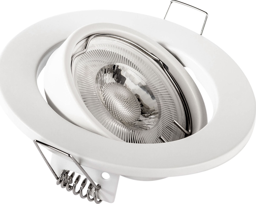 Inbouwspot 1xGU10/MR16/10W/230V Ø 9 cm wit