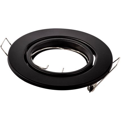 Inbouwspot 1xGU10/MR16/10W/230V Ø 9 cm zwart