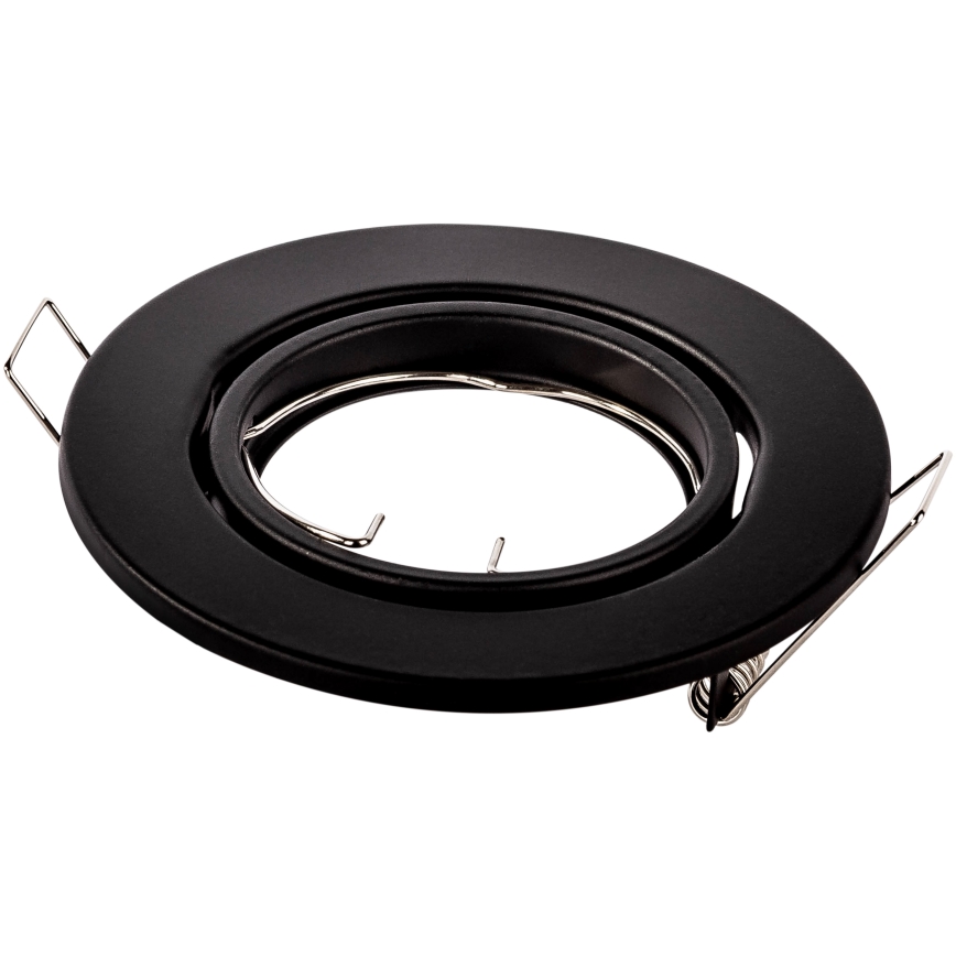 Inbouwspot 1xGU10/MR16/10W/230V Ø 9 cm zwart