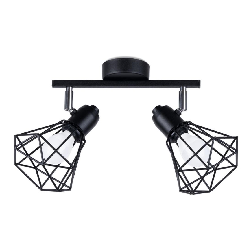 Inbouwspot ARTEMIS 2xE14/40W/230V zwart