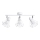 Inbouwspot ARTEMIS 3xE14/40W/230V wit