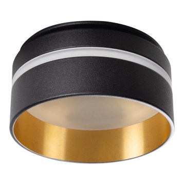 Inbouwspot GOVIK GU10/10W zwart/goud