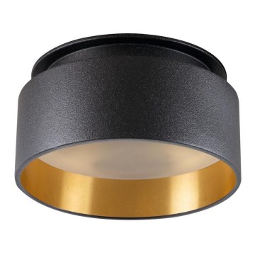 Inbouwspot GOVIK GU10/10W zwart/goud