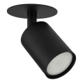 Inbouwspot NEX 1xGU10/10W/230V zwart