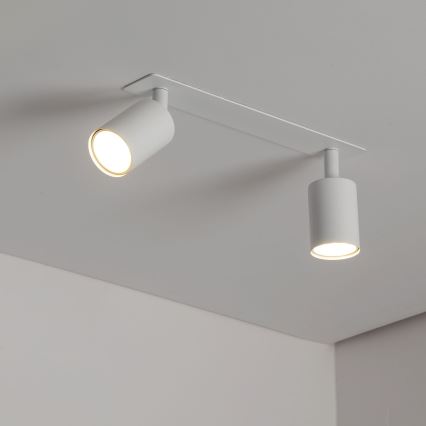 Inbouwspot NEX 2xGU10/10W/230V wit