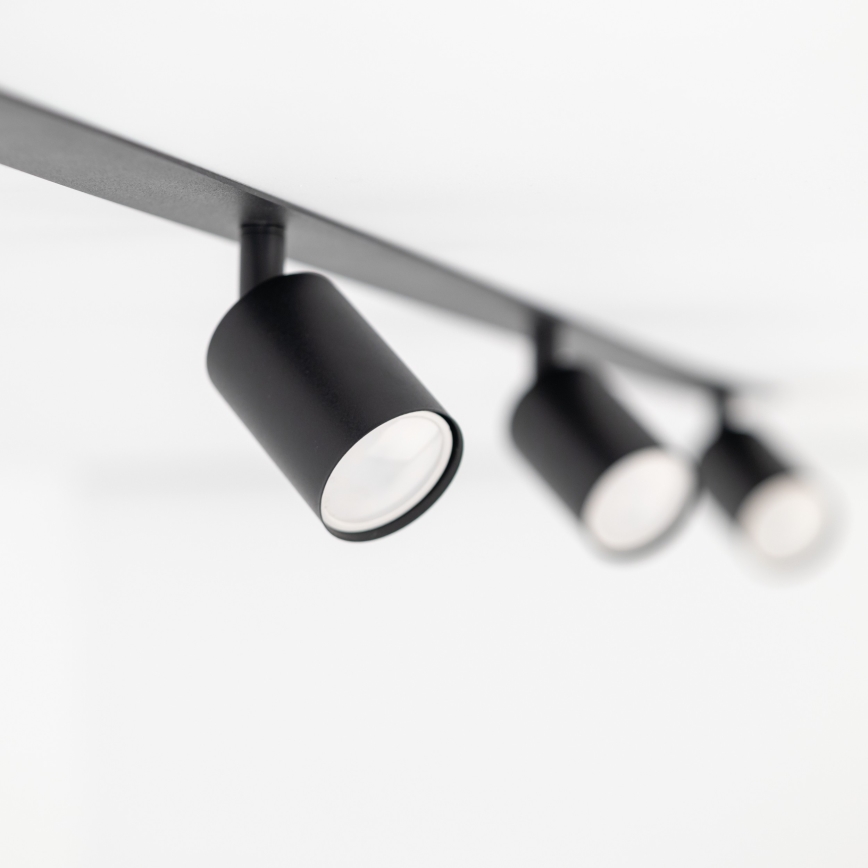 Inbouwspot NEX 4xGU10/10W/230V zwart