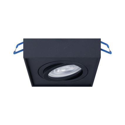 Inbouwspot NUSA 1xGU5,3/MR16/50W/12V hoekig zwart