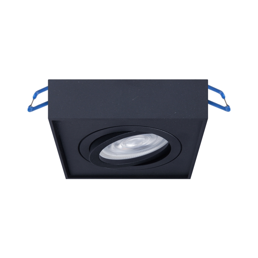 Inbouwspot NUSA 1xGU5,3/MR16/50W/12V hoekig zwart