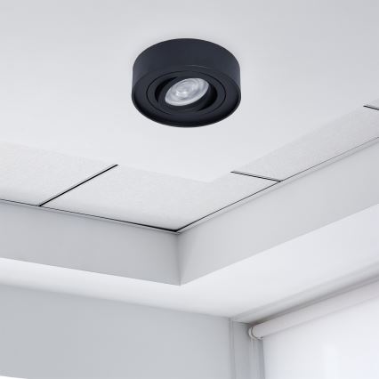 Inbouwspot NUSA 1xGU5,3/MR16/50W/12V rond zwart